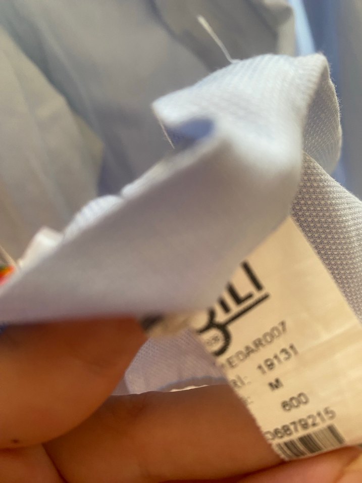 Beyaz Keten Kısa Kollu Erkek Gömlek - Görsel 4