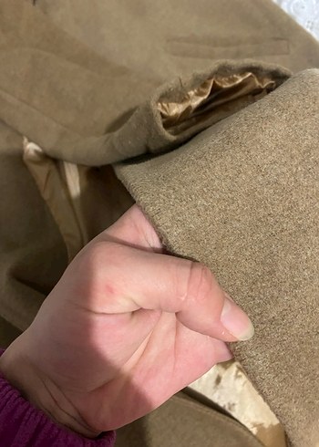 Kadın Uzun Düğmeli Klasik Kaban - Görsel 3