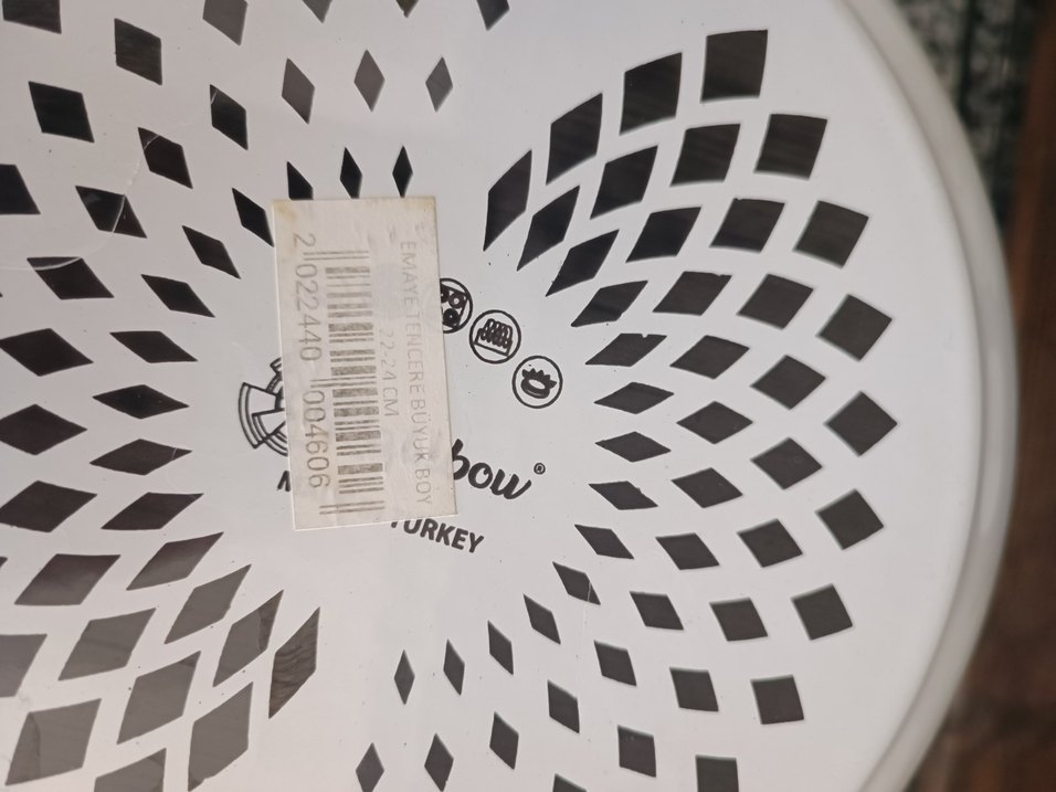 Mavi Desenli Emaye Tencere Kapaklı - Görsel 3