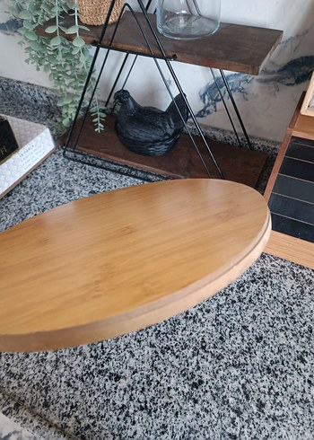 Bambu Yuvarlak Servis Tabağı Seti - Görsel 4