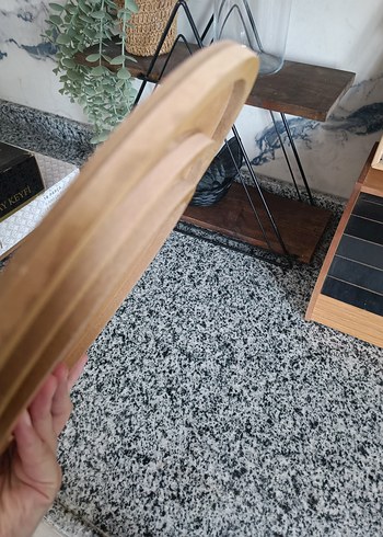 Bambu Yuvarlak Servis Tabağı Seti - Görsel 3