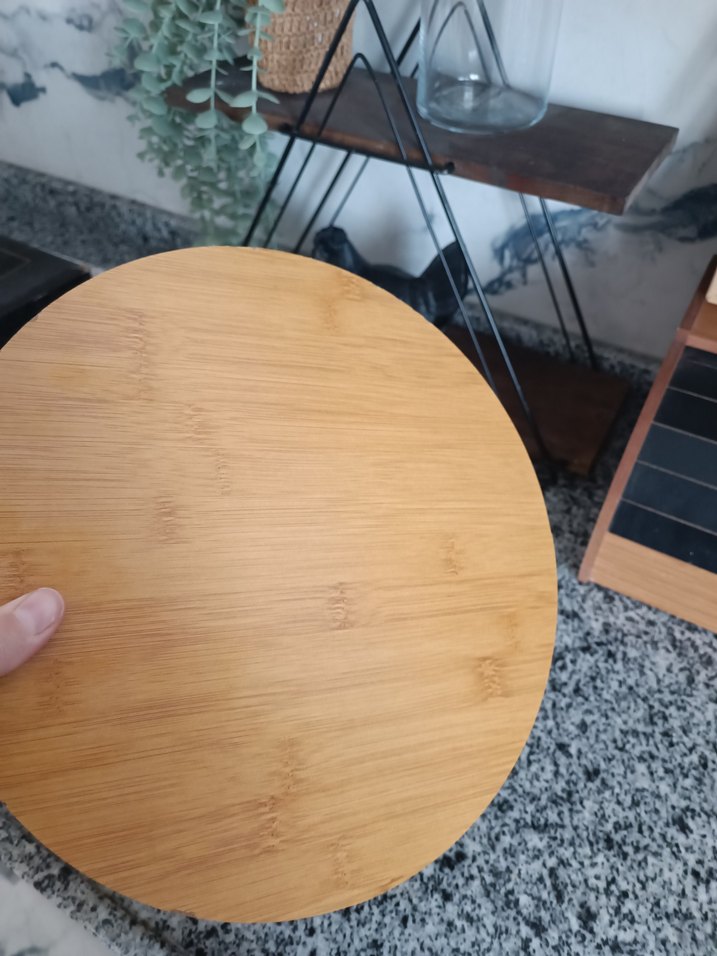 Bambu Yuvarlak Servis Tabağı Seti - Görsel 5