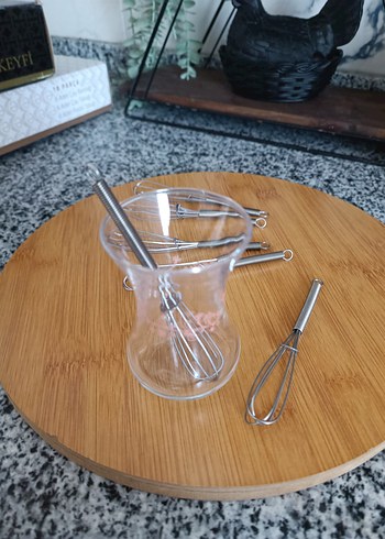 Paslanmaz Çelik Mini Çırpıcı Seti - Görsel 5