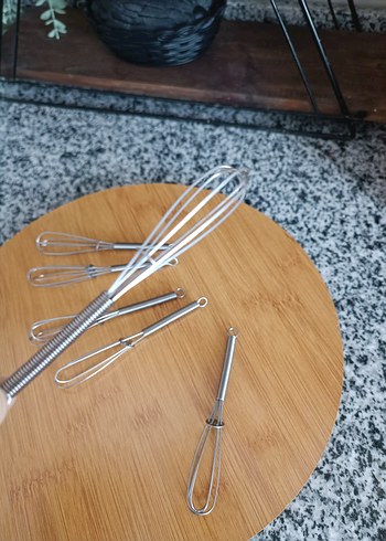 Paslanmaz Çelik Mini Çırpıcı Seti - Görsel 4