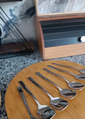 Paslanmaz Çelik 7 Parca dondurma Kaşığı Seti - Görsel 2