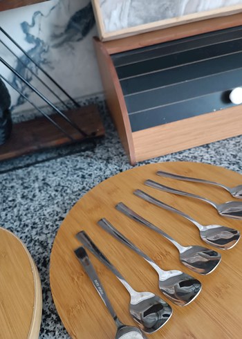 Paslanmaz Çelik 7 Parca dondurma Kaşığı Seti - Görsel 3