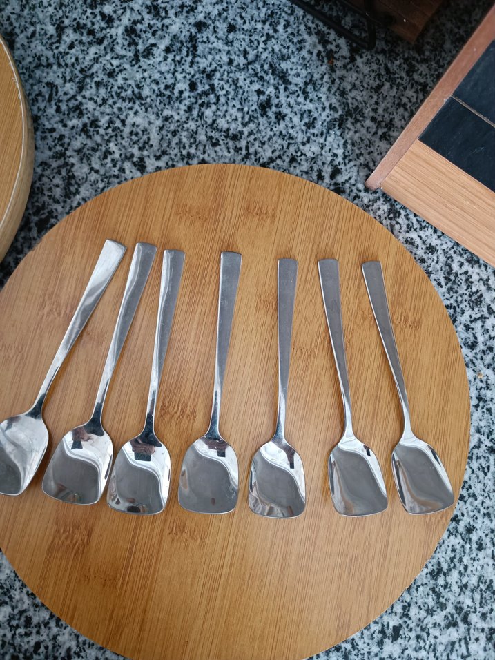 Paslanmaz Çelik 7 Parca dondurma Kaşığı Seti - Görsel 4