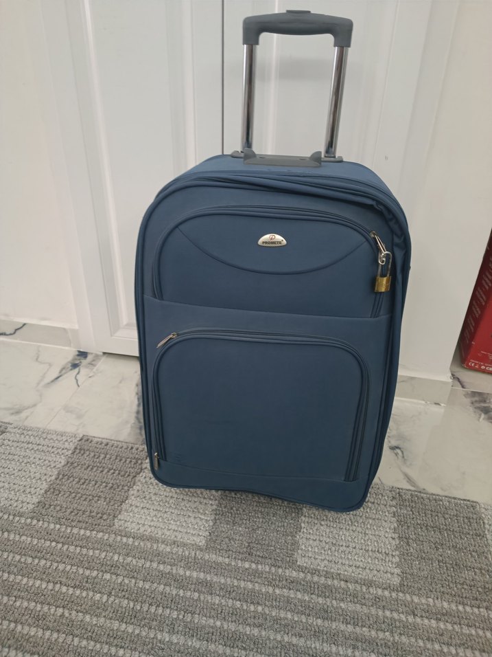 Mavi Erkek Valiz - Görsel 2