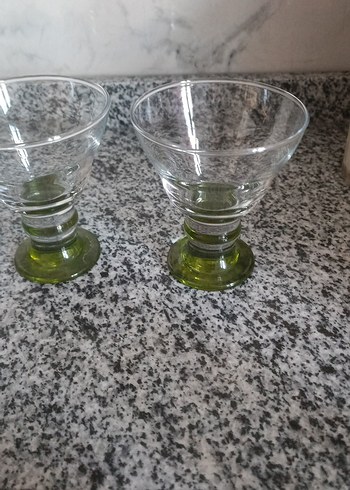 Beden yeşil Renk Yeşil tabanlı lav tatlı kupaları kaseleri