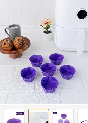 Silikon muffin kek kalibi