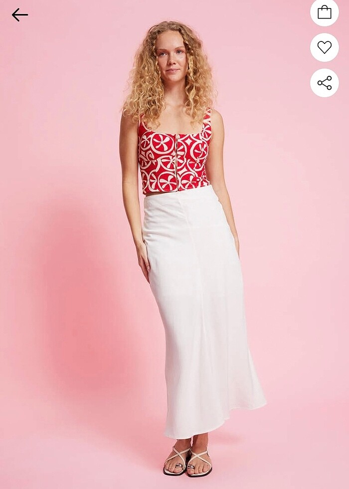 Beyaz etek - Görsel 2