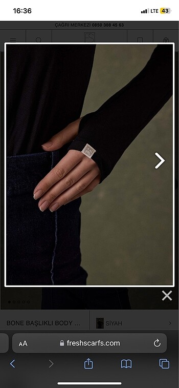 Fresh Scarf boneli body - Görsel 3