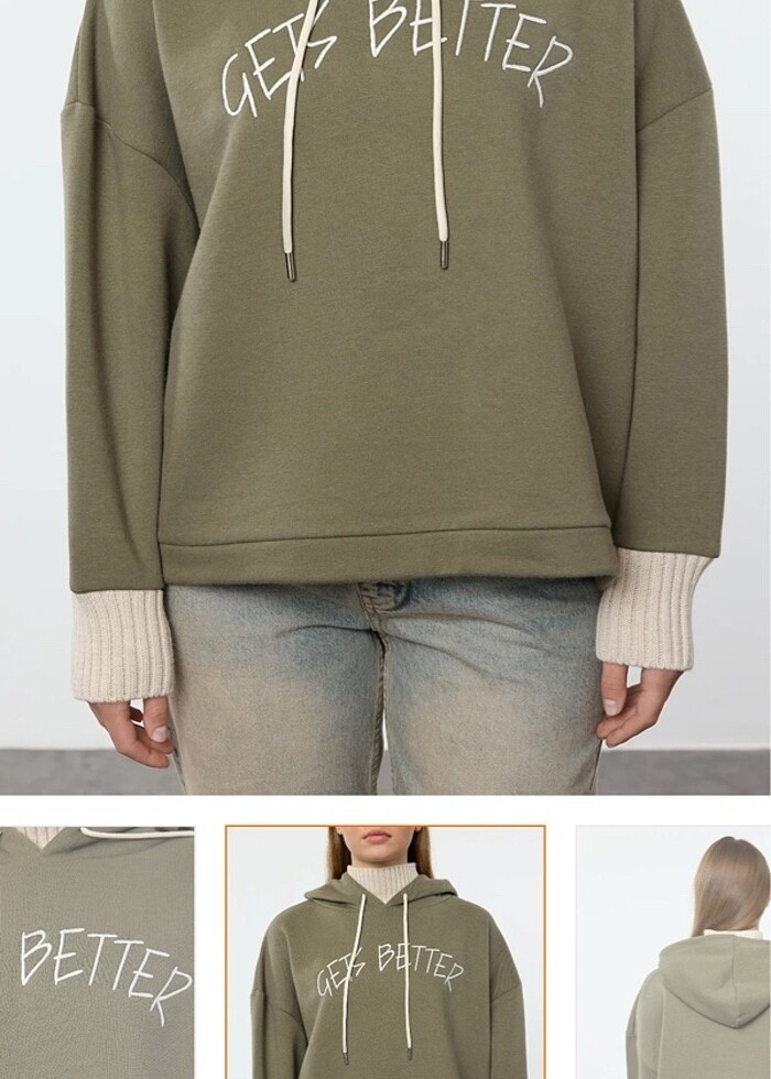 Milla kışlık sweatsirt - Görsel 3