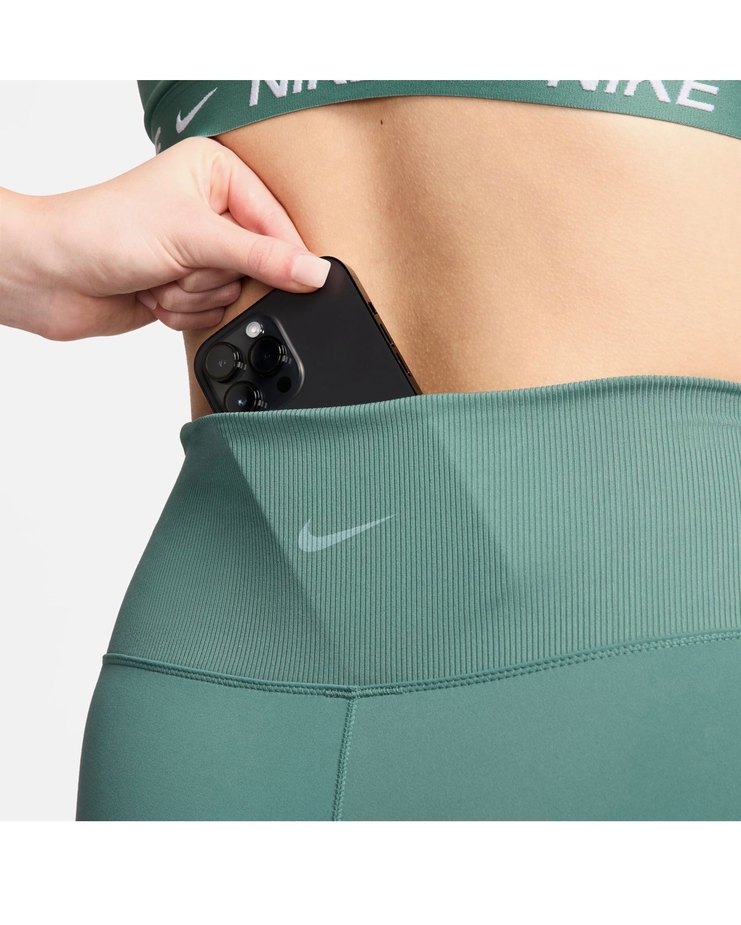 Nike One High Rise Kadın Yeşil Tayt - Görsel 3