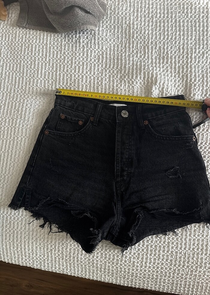 Zara kot şort - Görsel 5