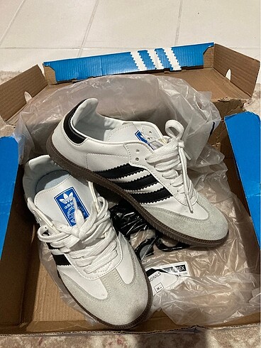 39 Beden beyaz Renk Orjinal adidas samba