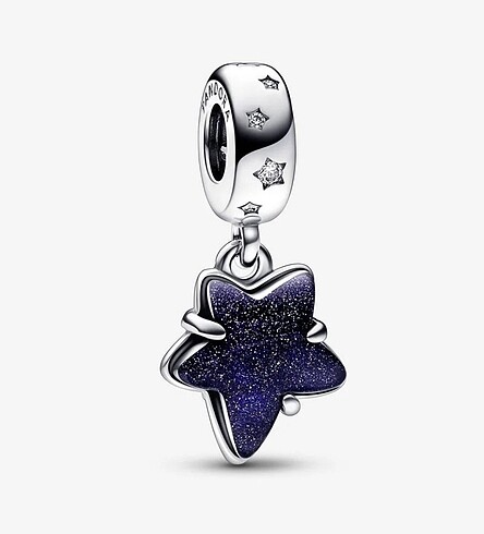 Galaksi Yıldız Murano Sallantılı Charm