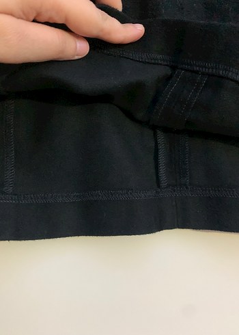m Beden siyah Renk Siyah Düz Kadın koton kumaş Mini Etek