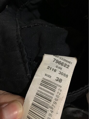 38 Beden lacivert Renk Cotton mango şort kadın