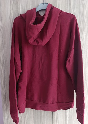 bordo sweatshirt - Görsel 2