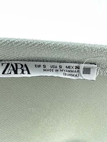s Beden yeşil Renk Zara Kısa Elbise %70 İndirimli.