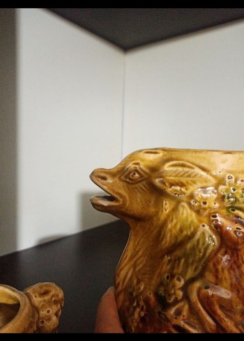 Renkli Camel Temalı Seramik Sürahi ve Bardak - Görsel 2