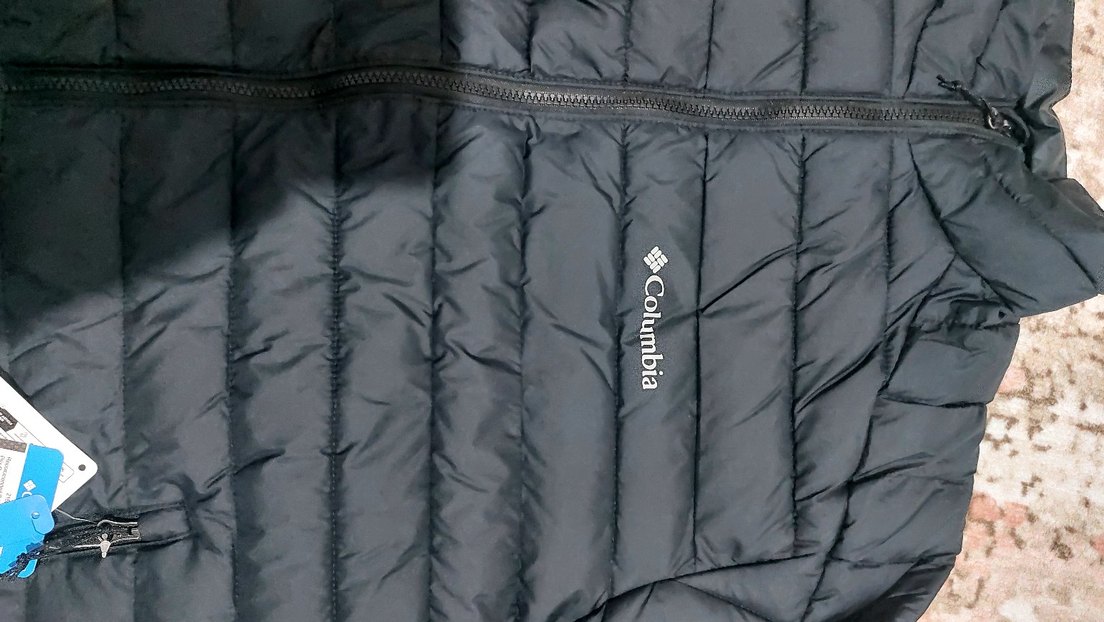 Columbia Siyah Erkek Fermuarlı Mont Sıfır etiketli - Görsel 2