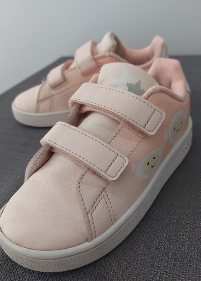 Adidas Kiz Çocuk Spor Ayakkabi cirtli - Görsel 2