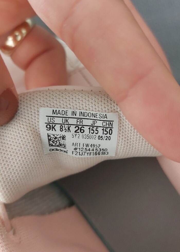 Adidas Kiz Çocuk Spor Ayakkabi cirtli - Görsel 4