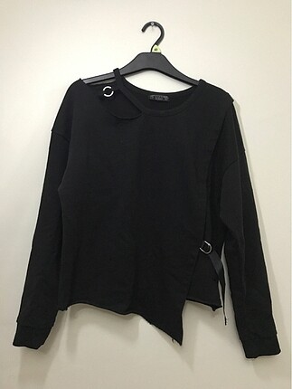 loft siyah sweatshirt