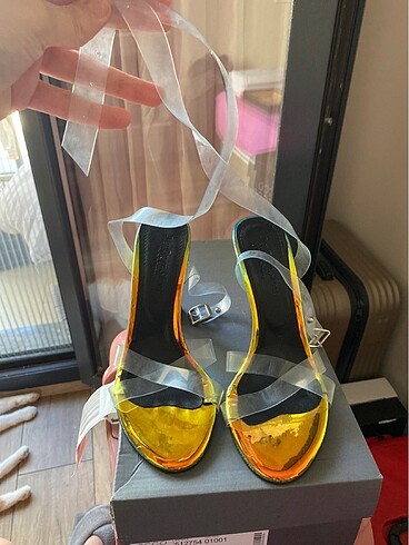 şeffaf topuklu hologram topuklu - Görsel 2