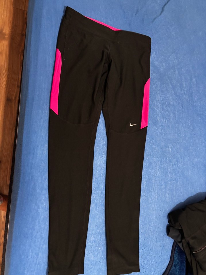 Siyah Midi Spor Tayt Yırtmaçlı - Görsel 2