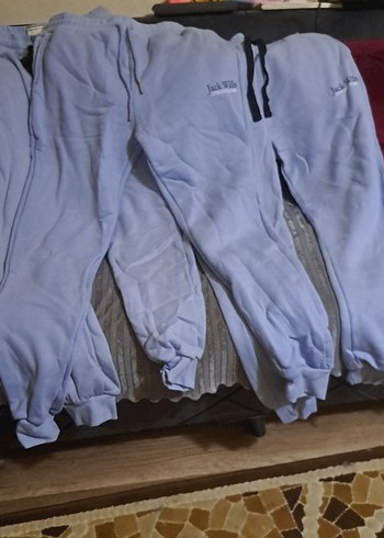 Erkek kadin mavi Bol Kesim Eşofman alti içi polar tekli 150 tl
