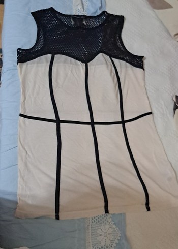 Beyaz Siyah tişört - Görsel 2