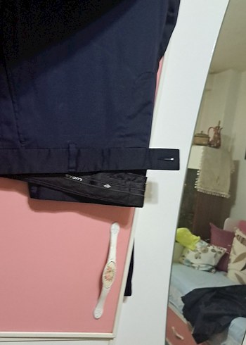 54 Beden mavi Renk laciverti Düğmeli Erkek Takım Elbise Ceketi54 beden 6 drop