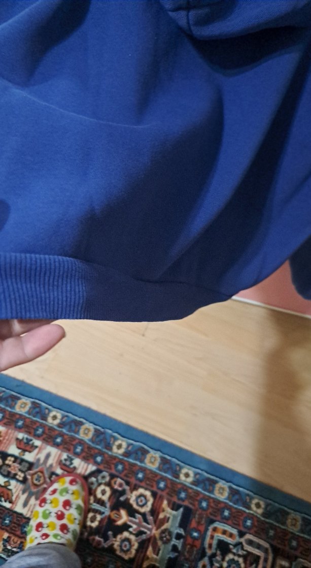 Kadın Lacivert Kapüşonlu Sweatshirt - Görsel 4