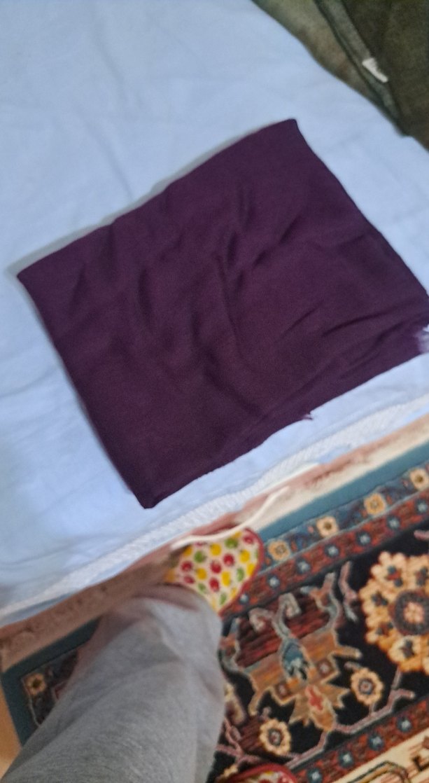 Bordo Kadın Bohem Tarzı Şal - Görsel 3