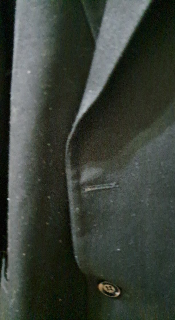 Erkek Siyah Düğmeli Ofis Takım Elbise Ceketi - Görsel 3