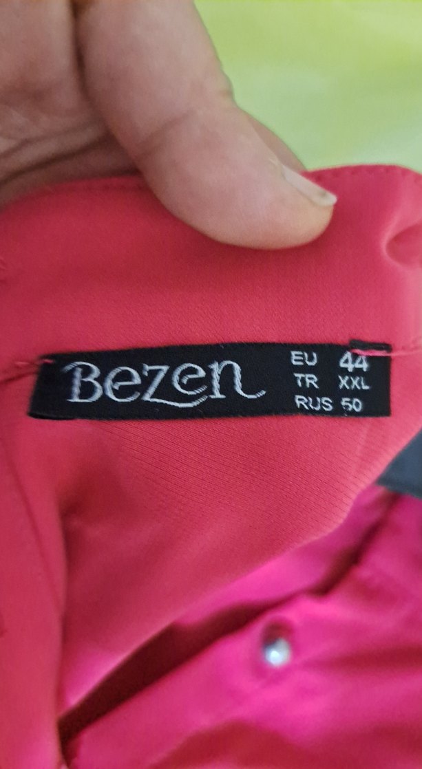 Bordo Uzun Kollu Düğmeli Kadın Tunik - Görsel 4