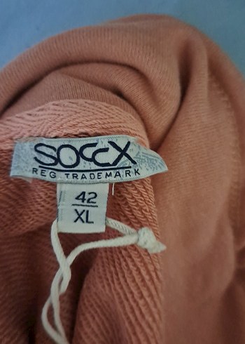 Pembe Yüksek Yaka Kadın Sweatshirt - Görsel 4