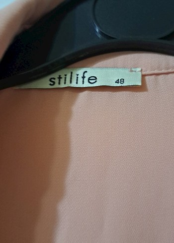 Pembe Uzun Kollu Salaş Kadın Elbise - Görsel 2