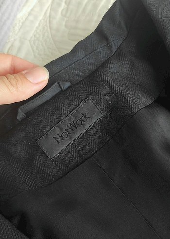 Network Siyah Düğmeli Kadın Blazer Ceket