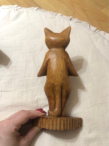 Diğer Dekoratif ahşap kedi