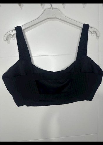 Kadın Siyah Pilili Mini Bustiyer - Görsel 2