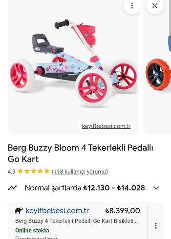 Beden pembe Renk berg go kart Pastel Pembe Üç Tekerlekli Bisiklet