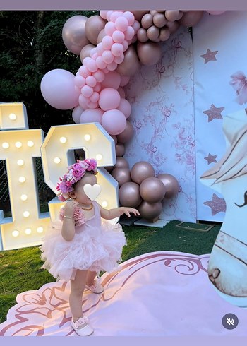 Doğum günü elbisesi kız bebek - Görsel 5