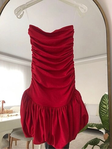Diğer Balon etek kısa elbise