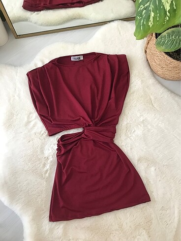 Zara kesik model vatkalı elbise