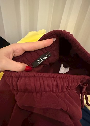 Diğer Bordo Rahat Kesim Kadın Eşofman Takımı