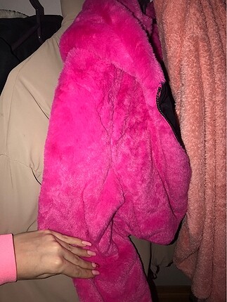 s Beden pembe Renk mükemmel crop ceket